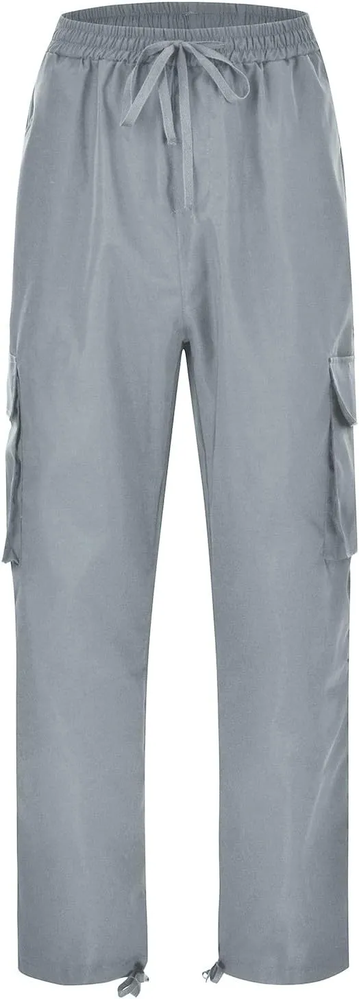 2023 Men's Casual Cargo Pants with Multi Pockets Stylish Plus Size Hiking Pants Workout Joggers Sweatpants Trousers for Men