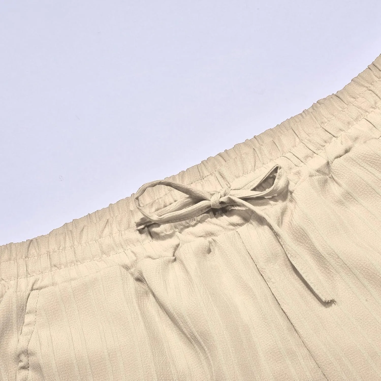 2023 Mens Linen Harem Capri Pants Plus Size Lightweight Loose Drawstring Elastic Waist Trousers Casual Beach Yoga Sweatpants