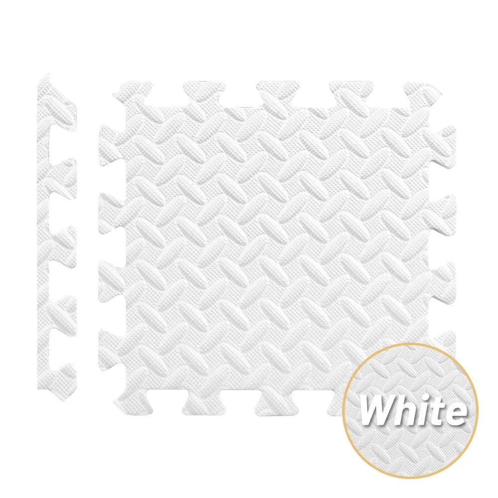 4~24Pcs Puzzle Fitness Mat, Eva Interlocking Foam Floor Tiles for Home Gym, Home Gym Equipment Mat, Non-Slip Floor Mat for Kids