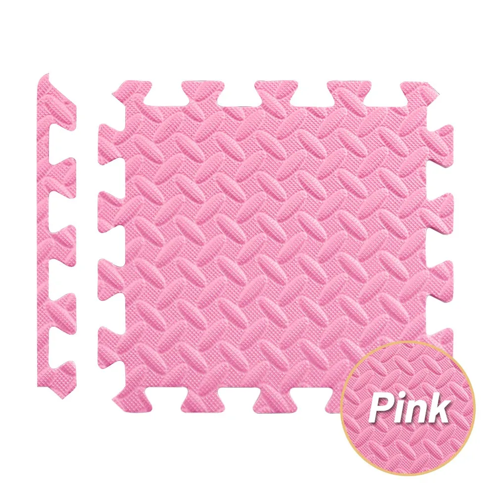 4~24Pcs Puzzle Fitness Mat, Eva Interlocking Foam Floor Tiles for Home Gym, Home Gym Equipment Mat, Non-Slip Floor Mat for Kids