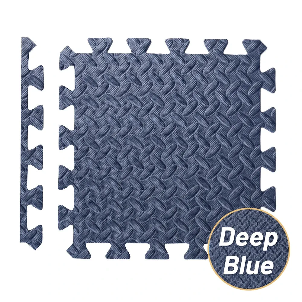 4~24Pcs Puzzle Fitness Mat, Eva Interlocking Foam Floor Tiles for Home Gym, Home Gym Equipment Mat, Non-Slip Floor Mat for Kids