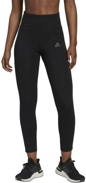 adidas Leggings for Women - Cotton Leggings - Black Leggings - High Waisted - 7/8 Length