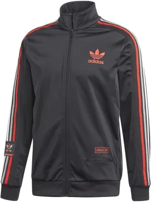 adidas Mens CHILE20 Track Jacket, Black/Red
