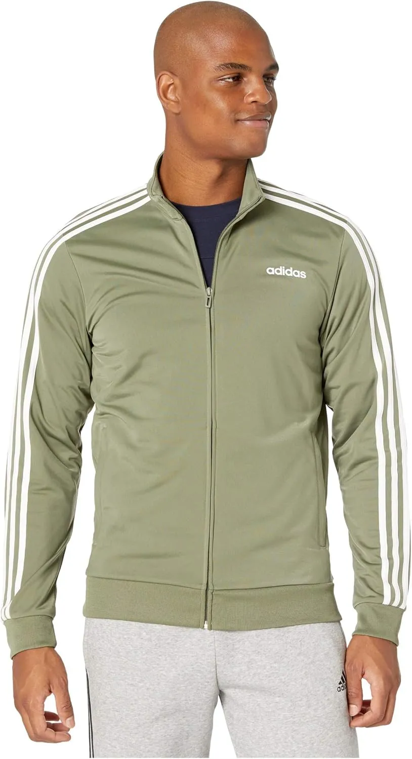 adidas Men's Essentials 3-Stripes Tricot Track Jacket