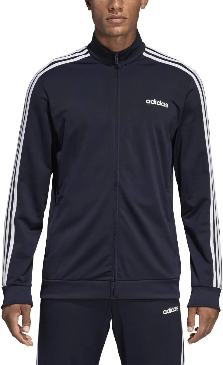 adidas Men's Essentials 3-Stripes Tricot Track Jacket