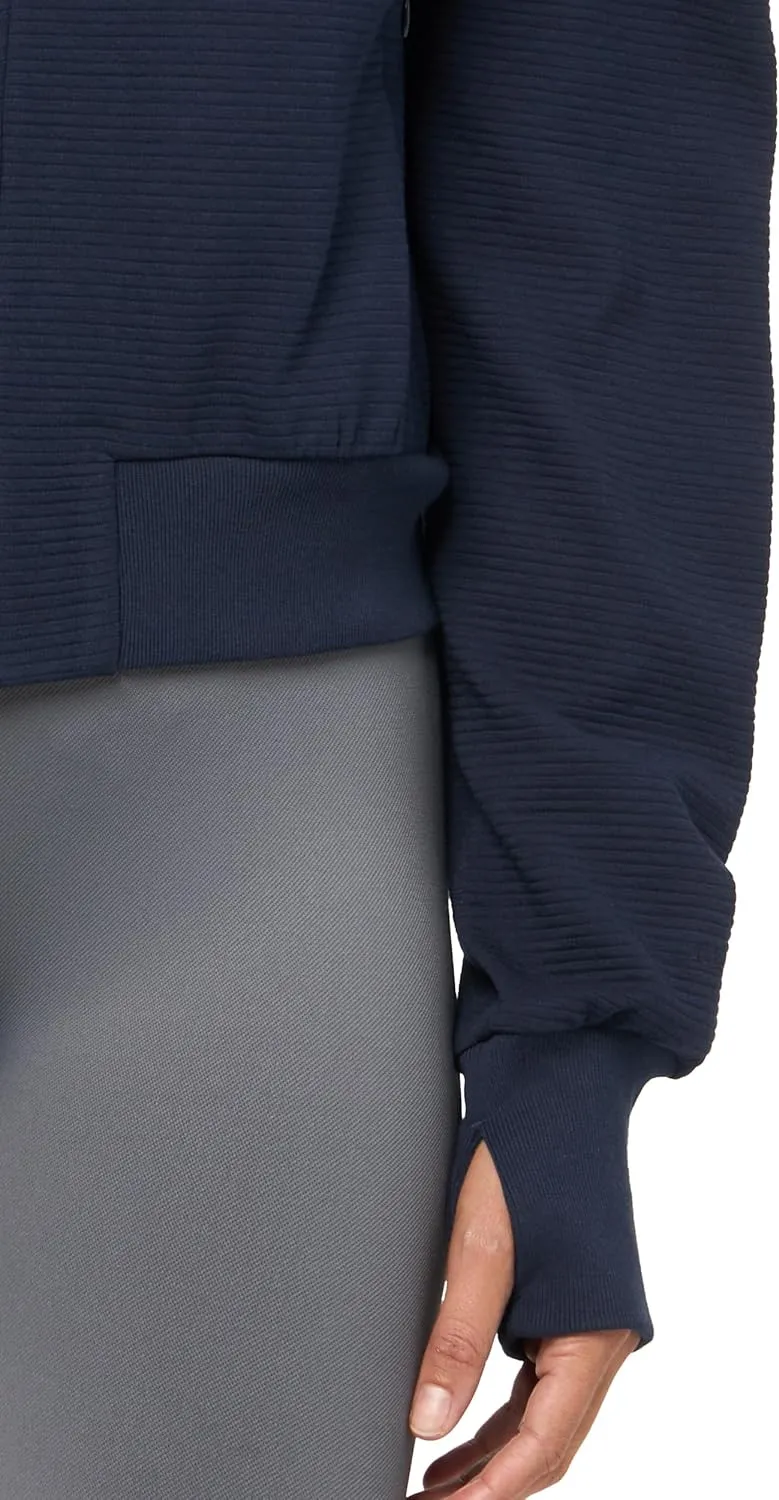adidas Women's All Szn Ribbed Track Jacket
