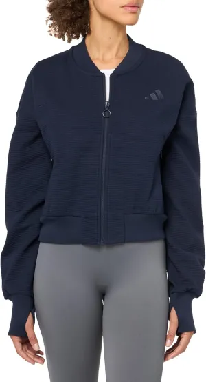 adidas Women's All Szn Ribbed Track Jacket