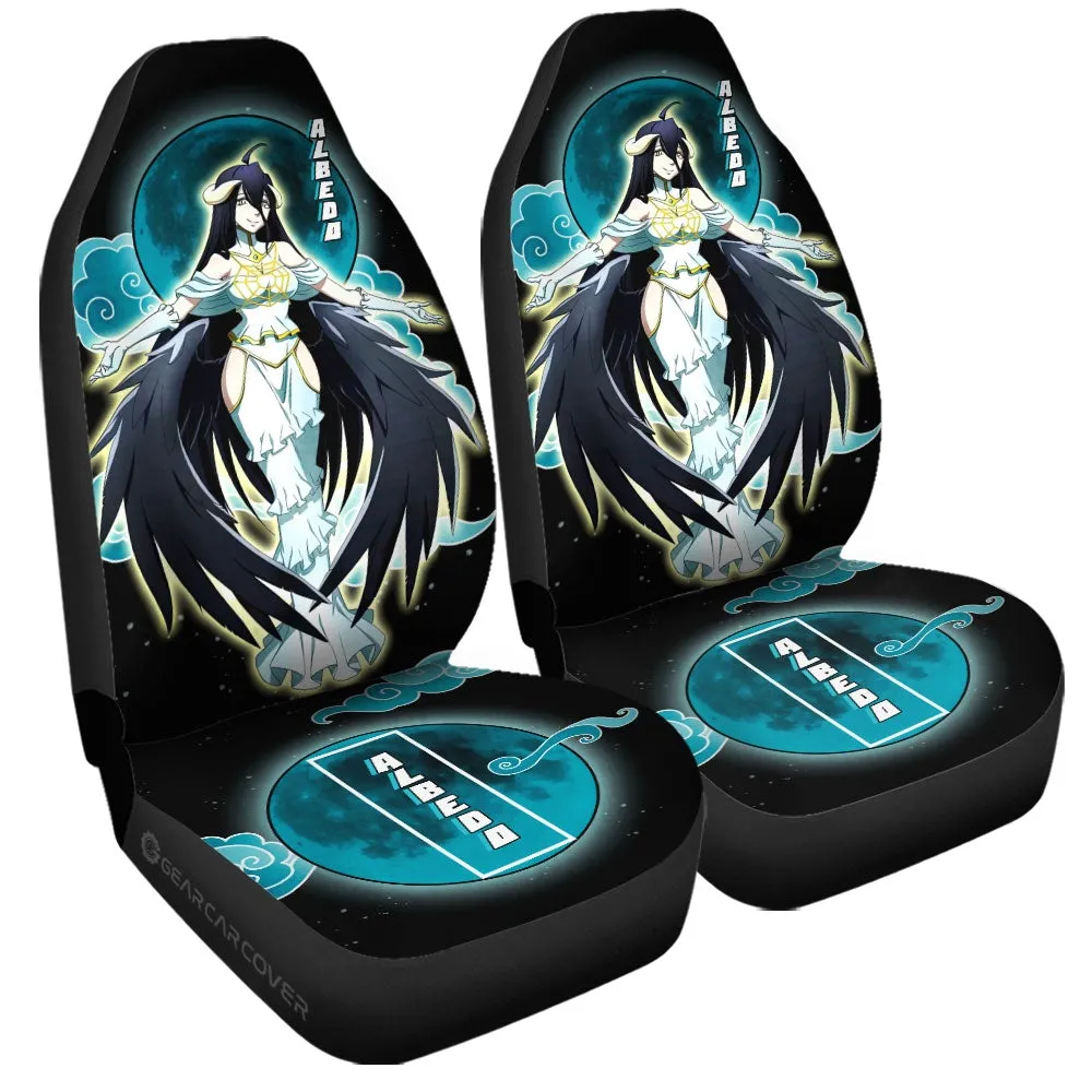 Albedo Car Seat Covers Overlord Anime Car Accessories