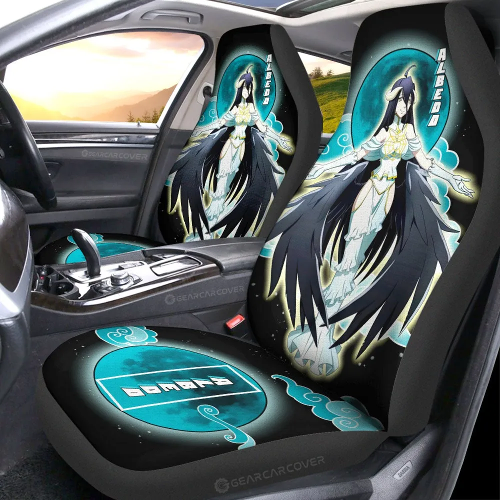 Albedo Car Seat Covers Overlord Anime Car Accessories