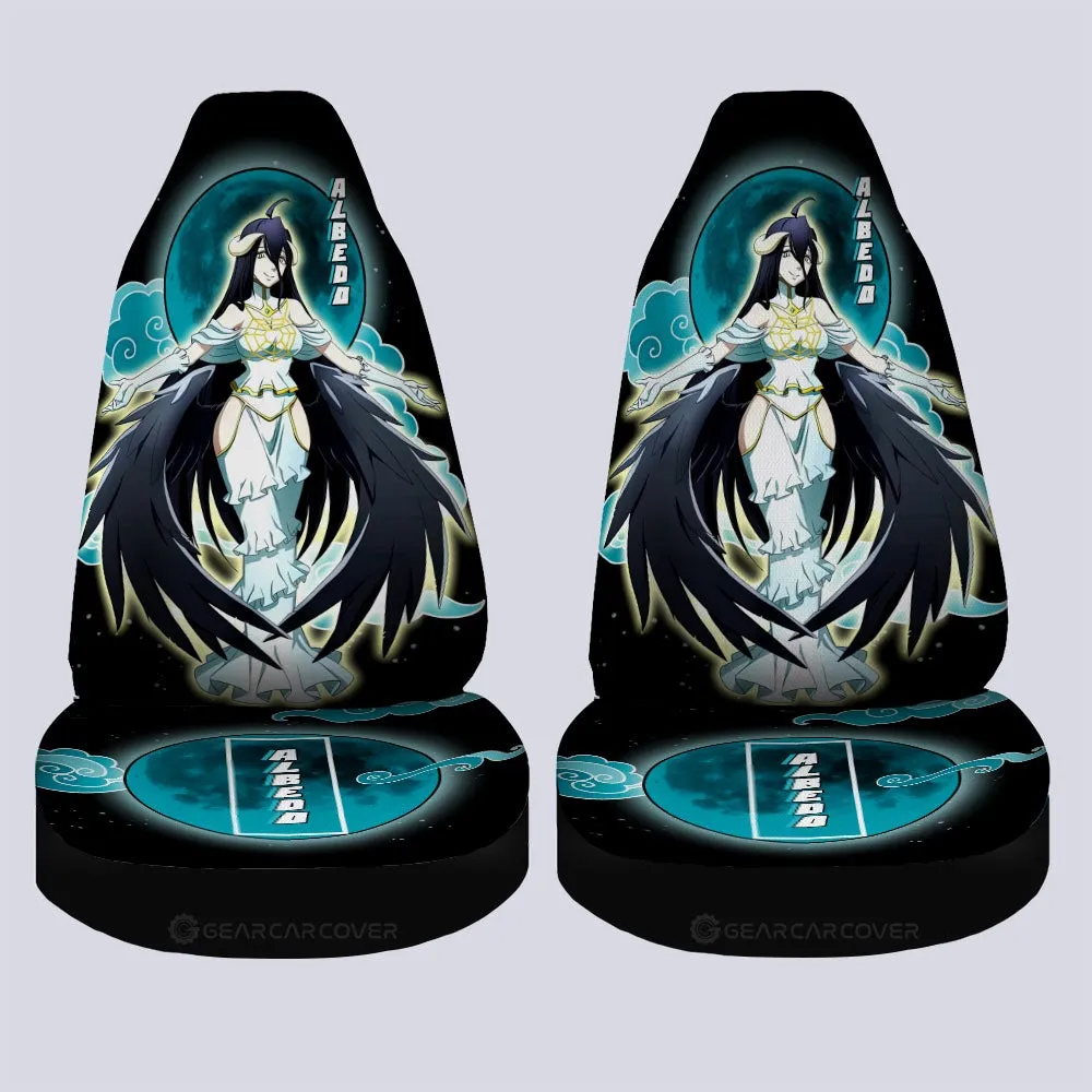 Albedo Car Seat Covers Overlord Anime Car Accessories