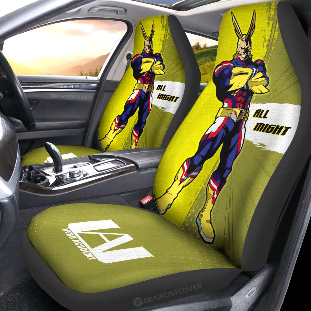All Might Car Seat Covers Custom For Fans