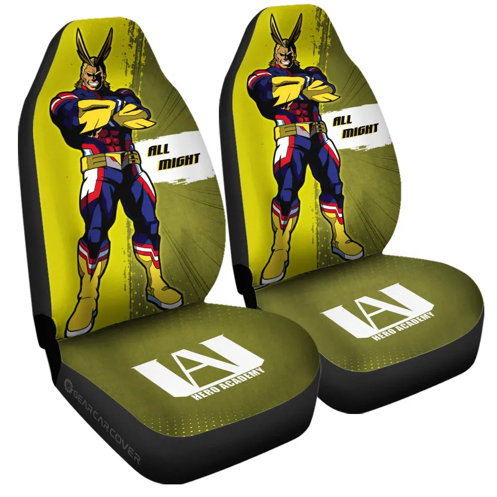 All Might Car Seat Covers Custom For Fans