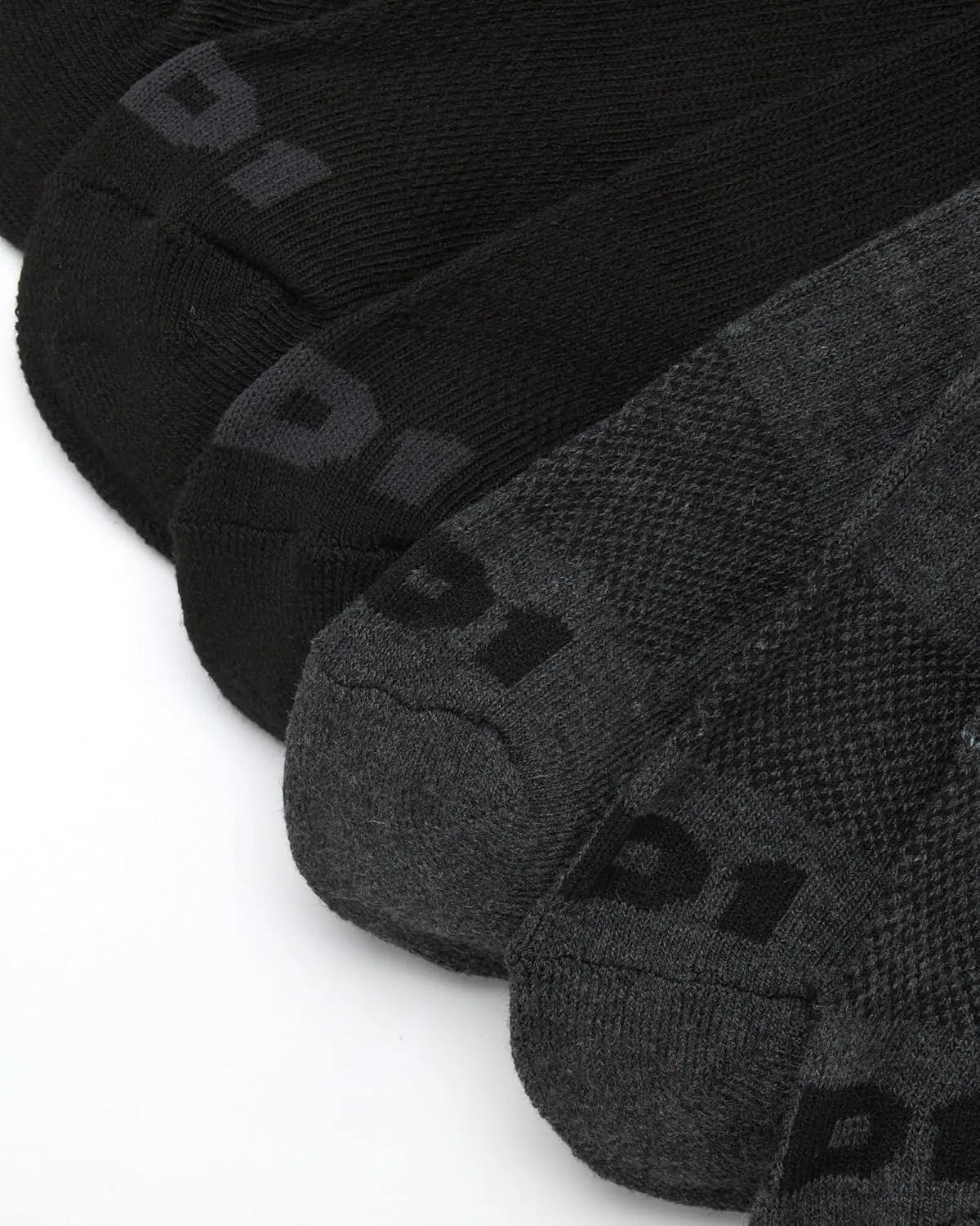 AND1 Men's Mid Crew Socks - 12 Pack Moisture Control Performance Cushioned Short Athletic Socks for Men (Shoe Size: 6-12.5)