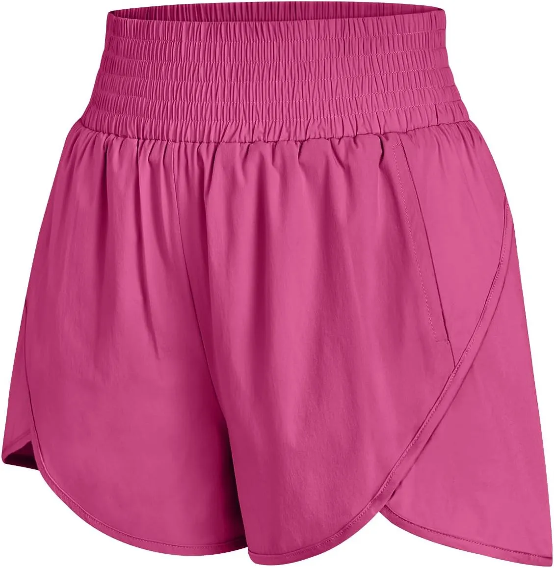 AUTOMET Womens Athletic Shorts High Waisted Running Pants Gym Workout Casual Sport Clothes with Pockets 2025