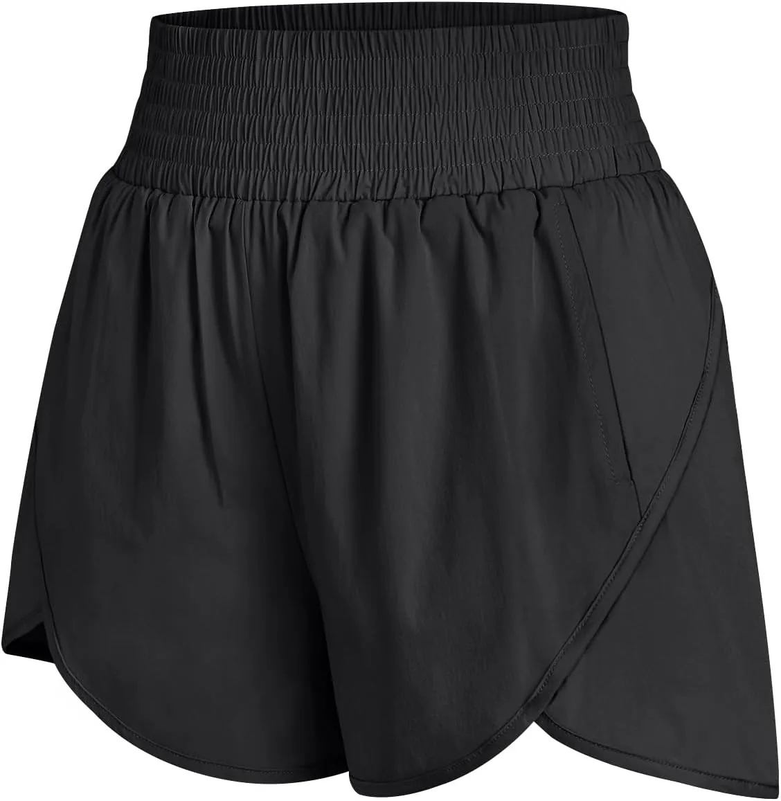 AUTOMET Womens Athletic Shorts High Waisted Running Pants Gym Workout Casual Sport Clothes with Pockets 2025