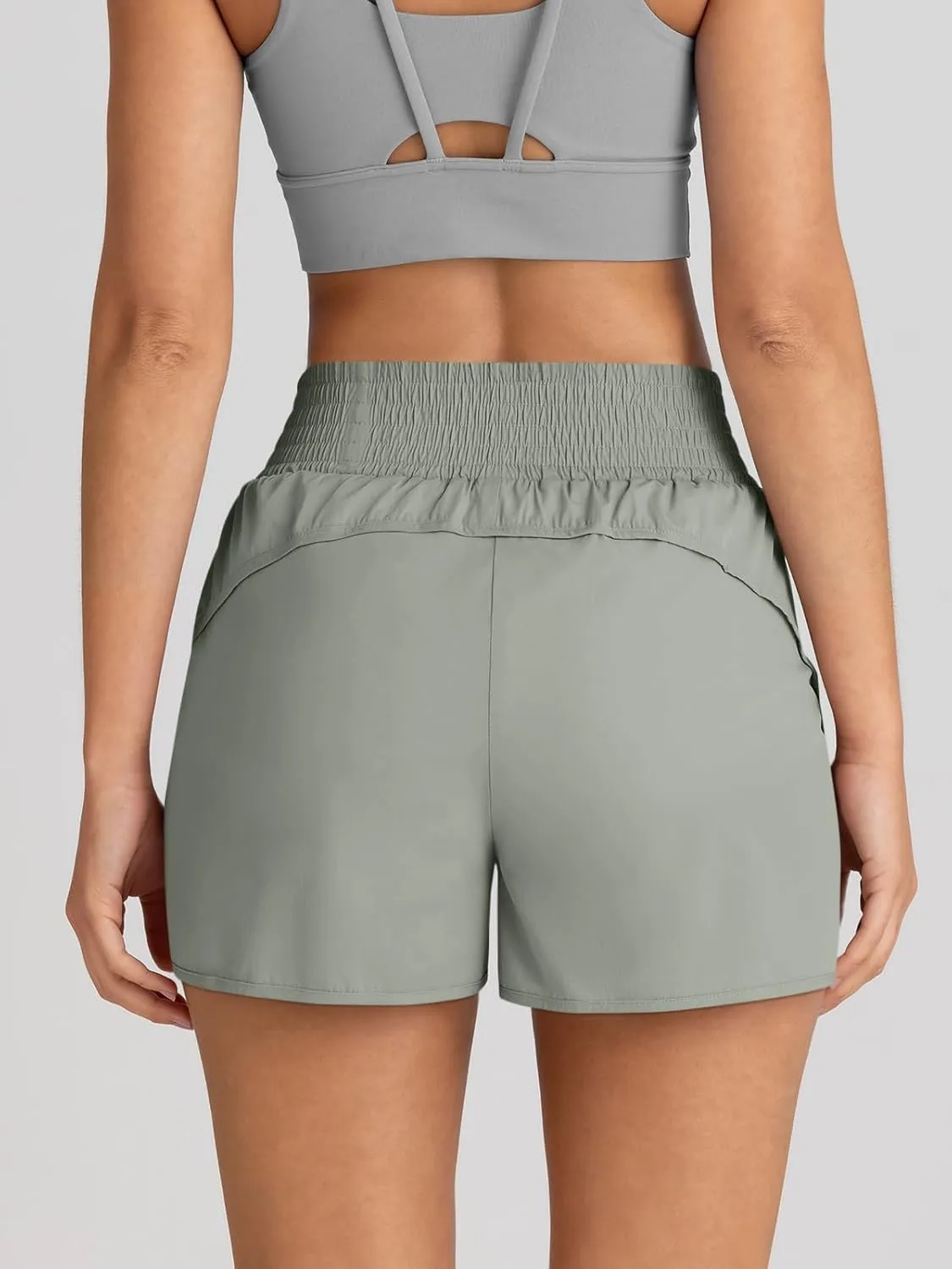 AUTOMET Womens Athletic Shorts High Waisted Running Pants Gym Workout Casual Sport Clothes with Pockets 2025