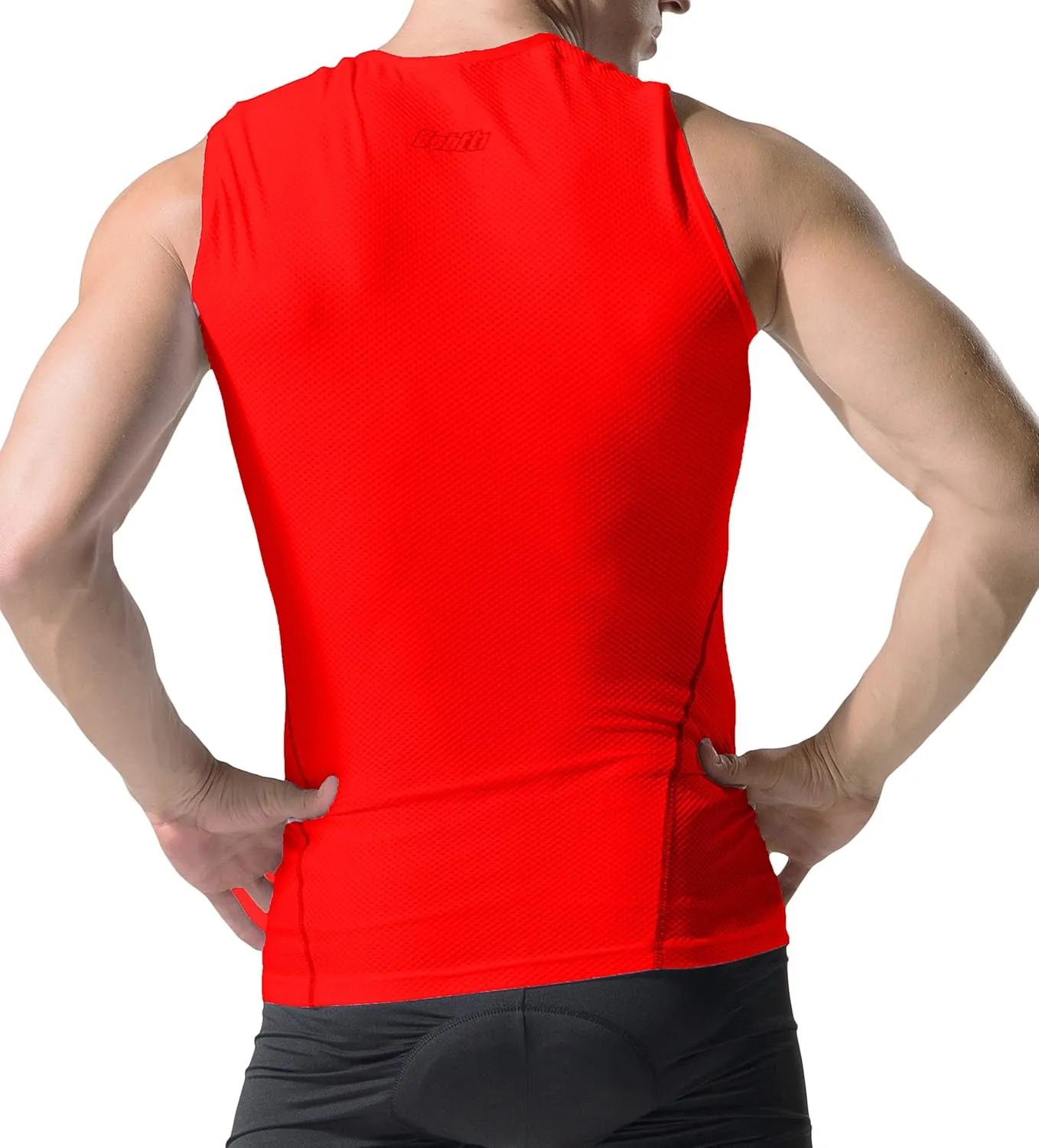 bpbtti Men's High Wicking Sleeveless Base Layer Cycling Running Underwear Quick Dry Vests Lightweight Sports Tank Tops