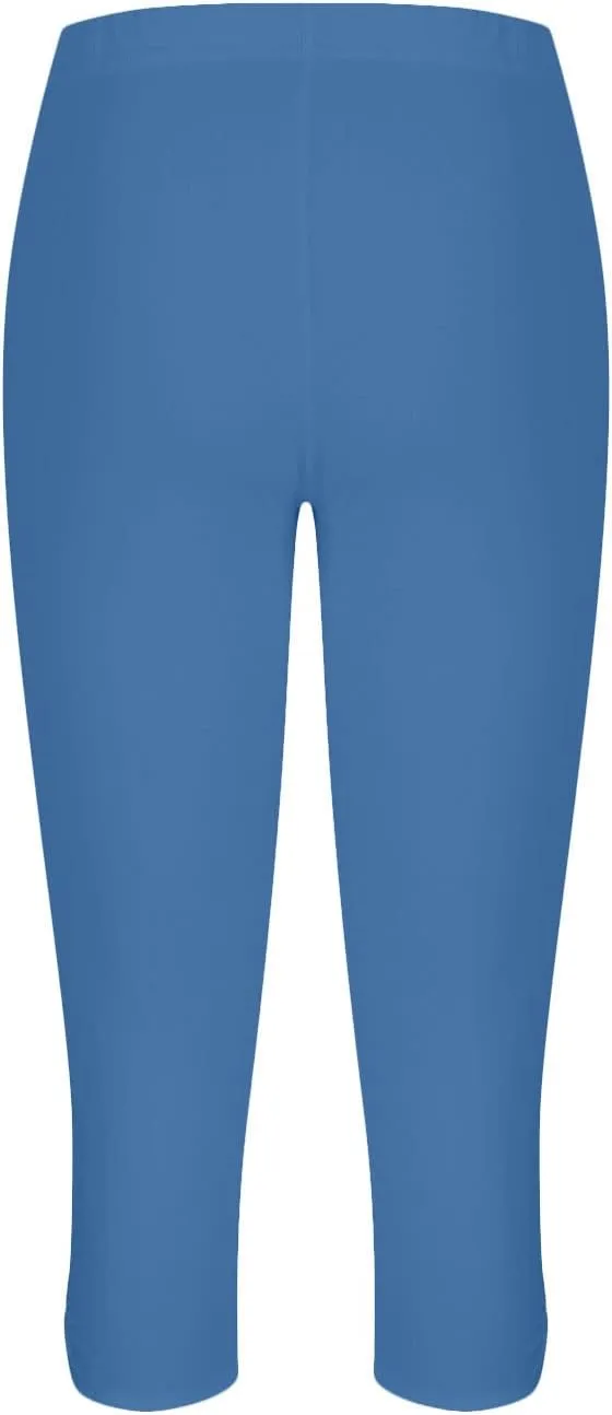 Capri Leggings for Women Trendy Casual Plus Size Yoga Pants Slim Fit Comfy Stretchy Workout Vacation Outfits