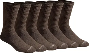 Dickies Men's Dri-Tech Essential Moisture Control Crew Socks, Available in M-XXL (6, 12 Pairs)