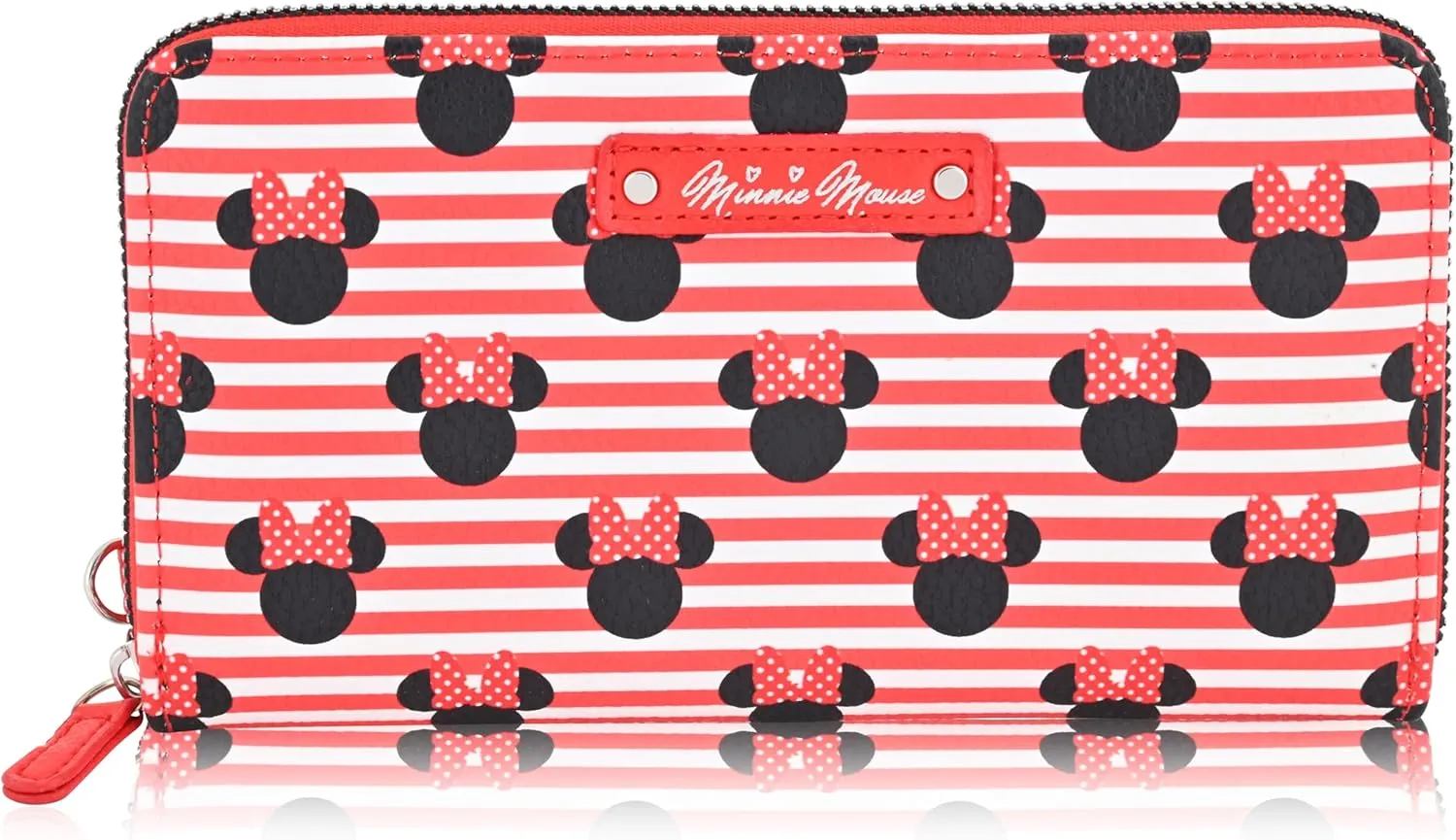 Disney Minnie Mouse Wallet Women - PU Leather Wristlet Wallets for Women - Mickey Mouse Minnie Mouse Wristlet Wallet