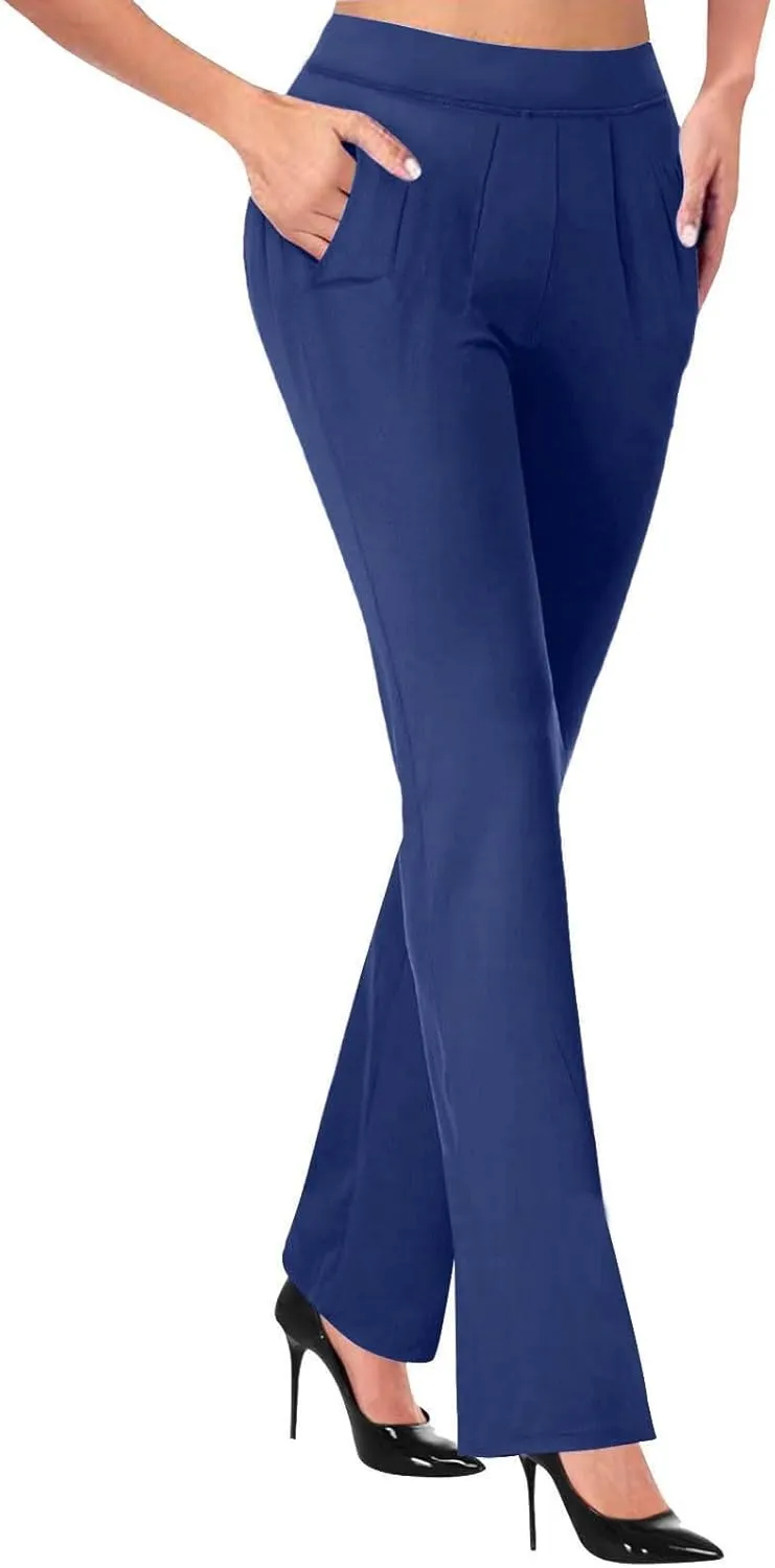 Dress Pants Women 2025 Business Casual Work Pant Women High Waist Stretchy Trousers Pull on Office Slacks Bottoms