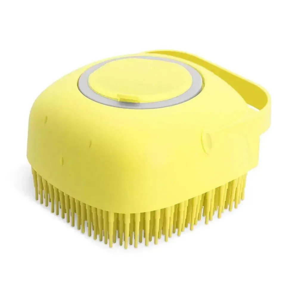 Escova de Banho PetSplash™ 2 em 1: Prática e Refrescante
