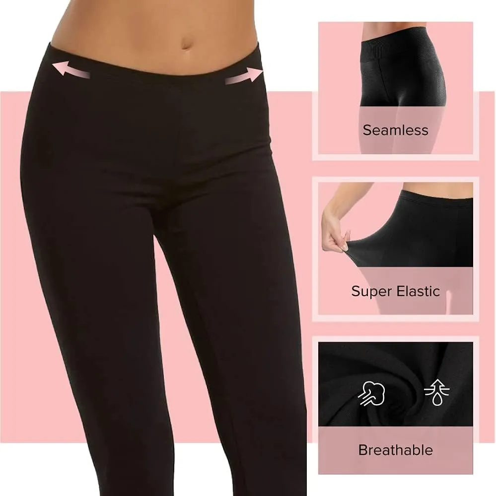 Felina Cotton Modal Leggings - Cotton Leggings for Women - Extra Lightweight