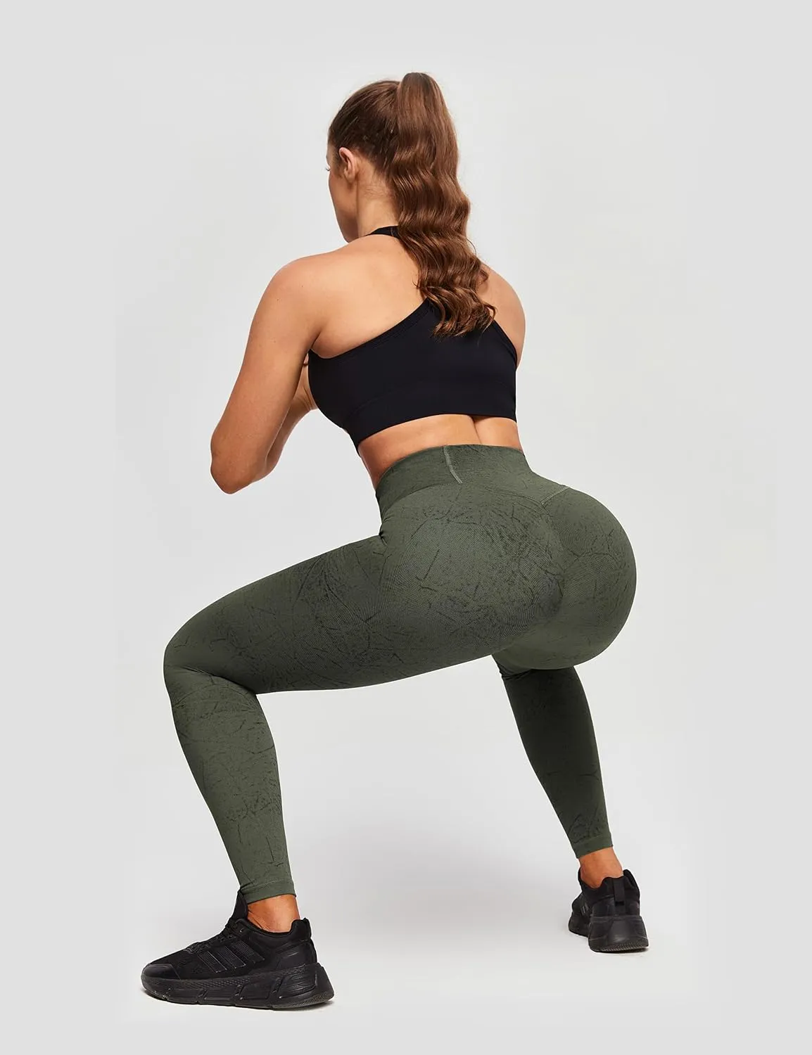 FIRM ABS Women's Active wear Leggings,Cargo Pockets Design, Squat-Proof and Non See-Through Pants for Workout, Yoga, Running