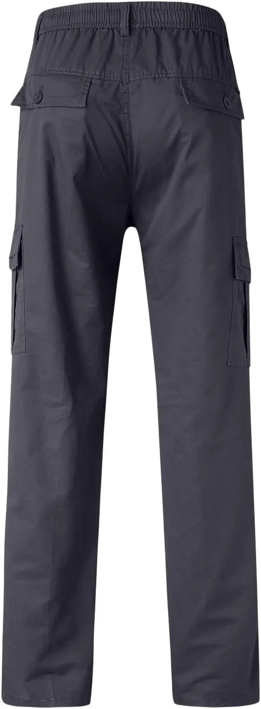 GIERIDUC Men Outdoor Cargo Pant Best Travel Pants for Long Flights Men's Mens Long Underwear Pants Mens Khaki Pants Outdoor