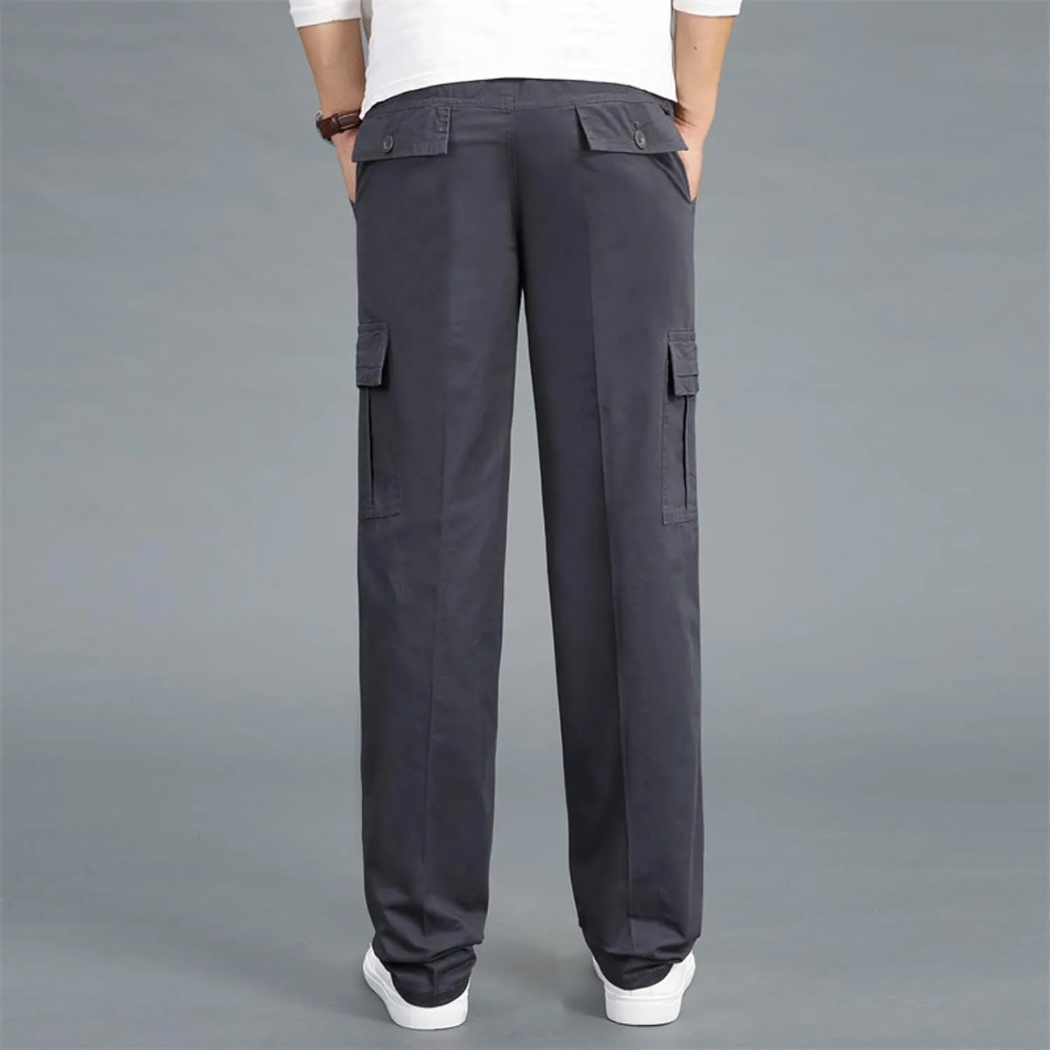 GIERIDUC Men Outdoor Cargo Pant Best Travel Pants for Long Flights Men's Mens Long Underwear Pants Mens Khaki Pants Outdoor
