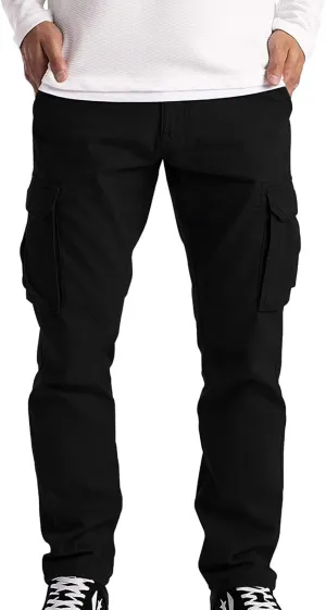 GIERIDUC Men's Cargo Pants Casual Long Pants Halloween Leggings Plus Size Mens Drawstring Cargo Pants Red and Black Tracksuit