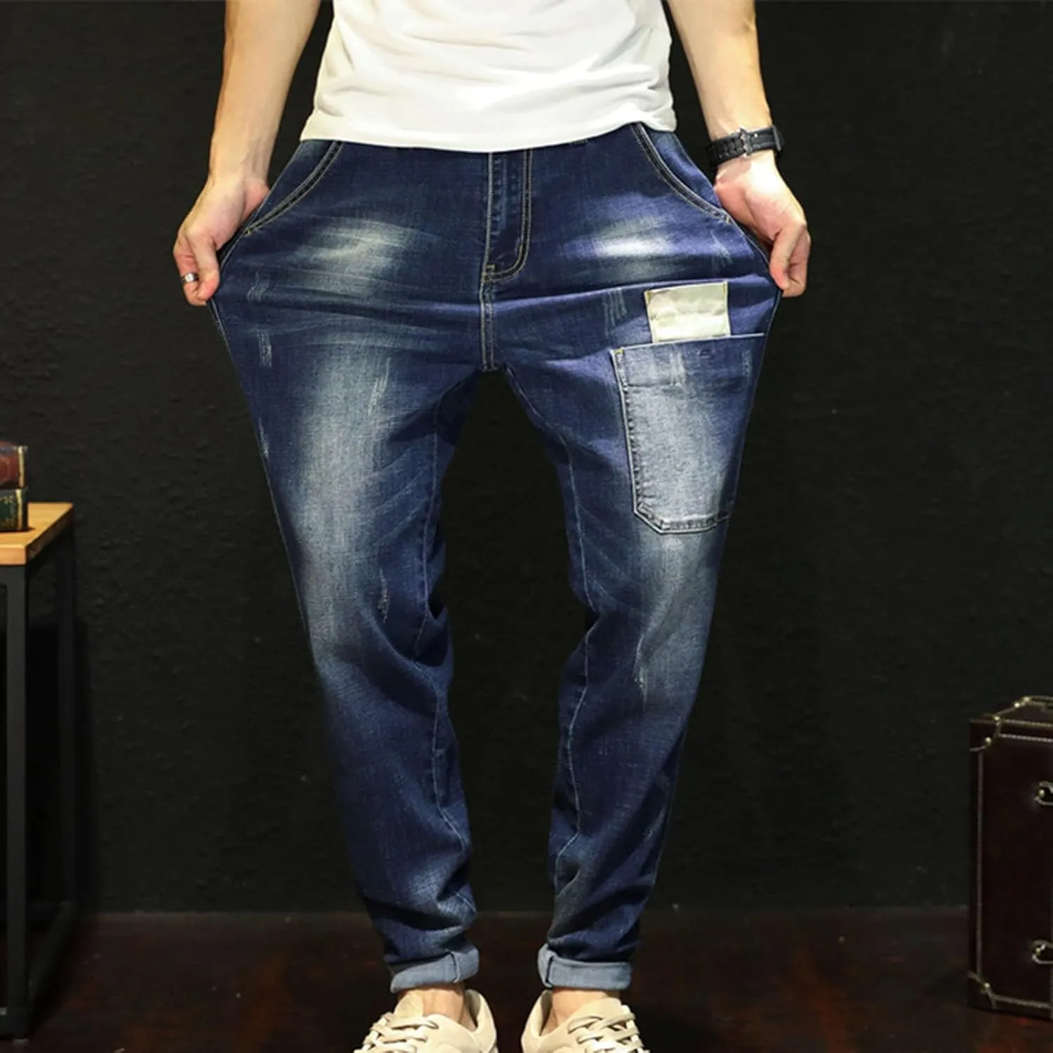 GIERIDUC Men's Linen Pants Casual Long Pants Tactical Accessories for Men Athletic Dress Pants Mens Extra Long Running Pants