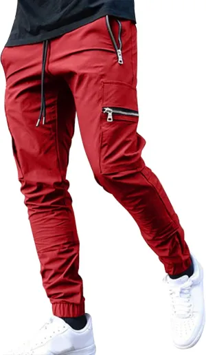GIERIDUC Mens Sweatpants with Pockets Mens Size Medium Athletic Pants Performance Rider Long Pant Extra Long Slacks for Men