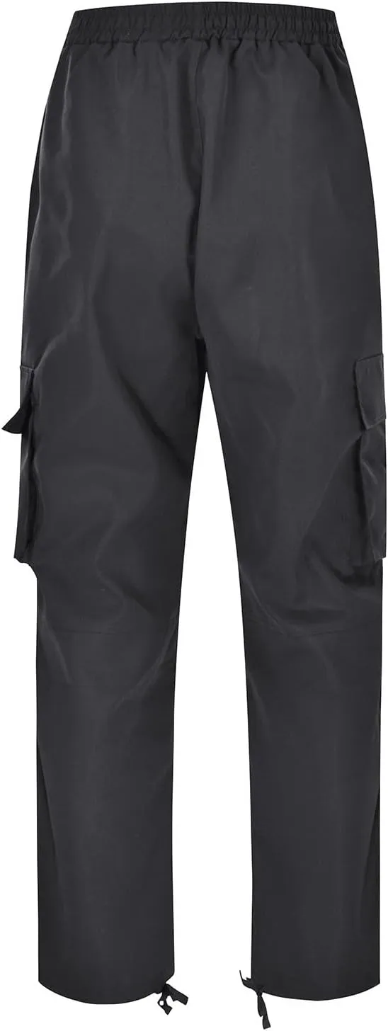 GIERIDUC Men's Wide Leg Flare Sweatpants Men's Lightweight Work Pants Off White Tracksuit Bottoms Long Length Mens Trousers