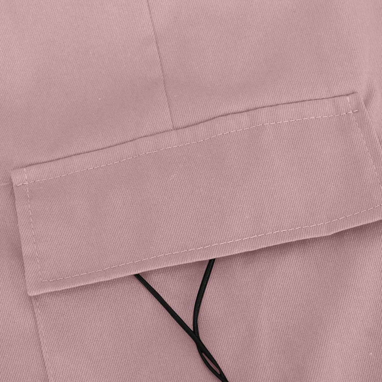 High Waist Cargo Pants for Women Elastic Waist Sweatpants Quick Dry Lightweight Trousers Drawstring Adjustable Jogger