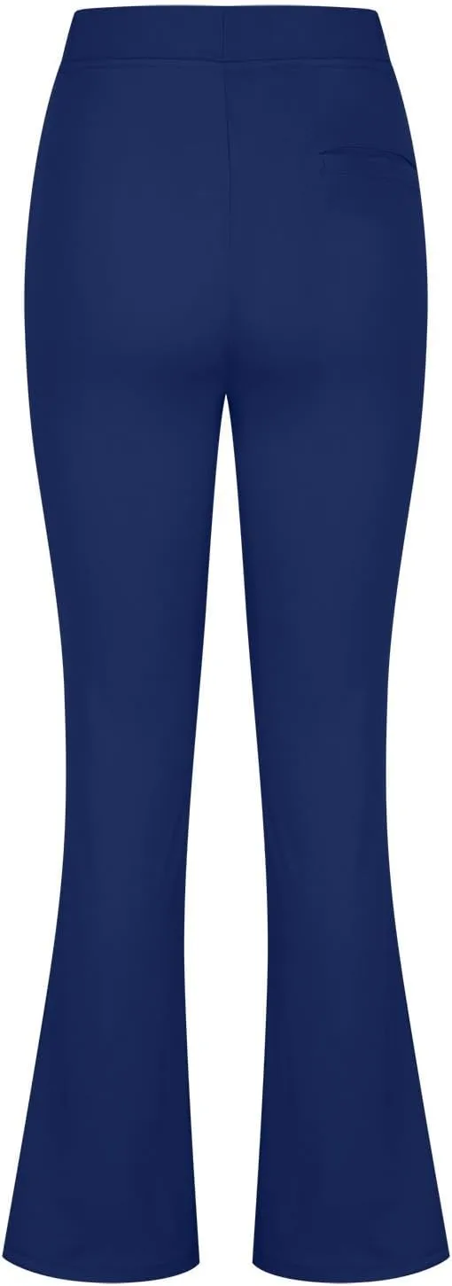 High Waisted Dress Pants for Women Stretchy Straight Leg Pant Work Trouser Business Office Casual Slacks with Pockets