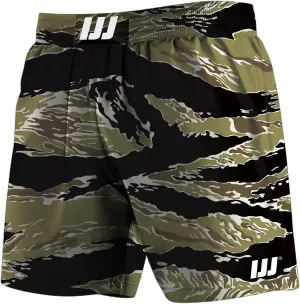 Hybrid Combat Shorts with Built-in Compression Liner for Jiu Jitsu, Grappling, MMA, and Wrestling