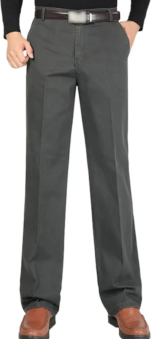 JEShifangjiusu Men's Stretch Dress Pants Casual Slim Fit Skinny Suit Pants Chino Pant Business Fit Flex Flat Front Pant (28,Dark Grey), Dark Grey, 28