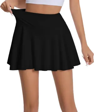 KOKITA Tennis Skirts for Women -with Internal Pocket Pleated High Waisted Athletic Golf Skorts Workout Dress Running Skort