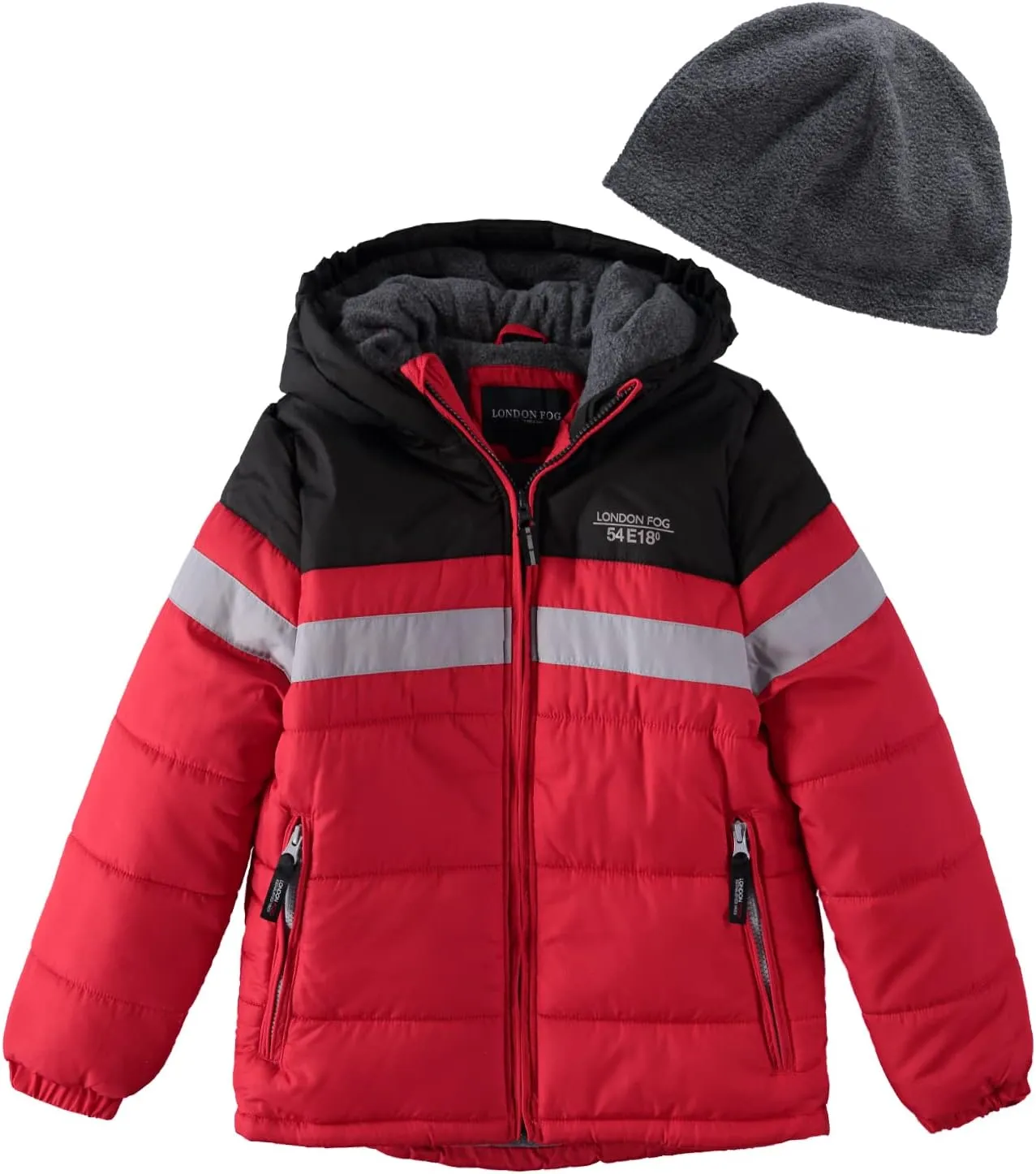 London Fog Boys' Big Active Puffer Jacket Winter Coat