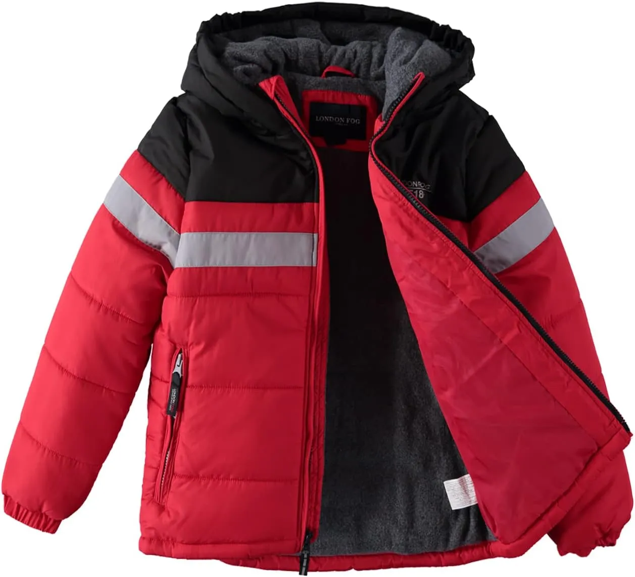 London Fog Boys' Big Active Puffer Jacket Winter Coat