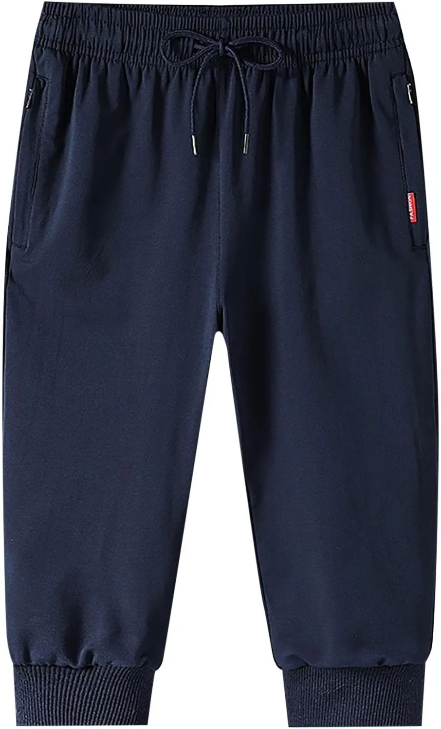 Men Cargo Work Pants Casual Linen Elasticated Waist Pant Jogging Sweatpants Joggers Baggy Sports Gym Pants
