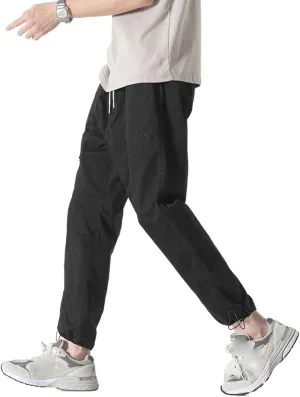 Men's Big Pocket Cargo Harem Casual Trousers Male Hip Hop Man Jogger Sweatpants Streetwear Pants