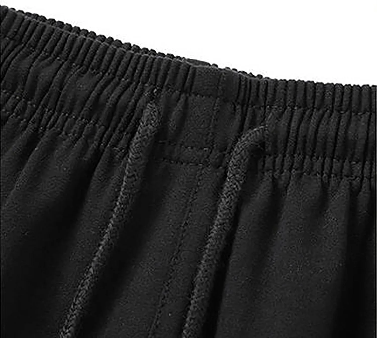 Men's Cargo Combat Work Pant Running Workout Jogger Plus Size Sweatpant Baggy Open Hem Drawstring Waist Pants