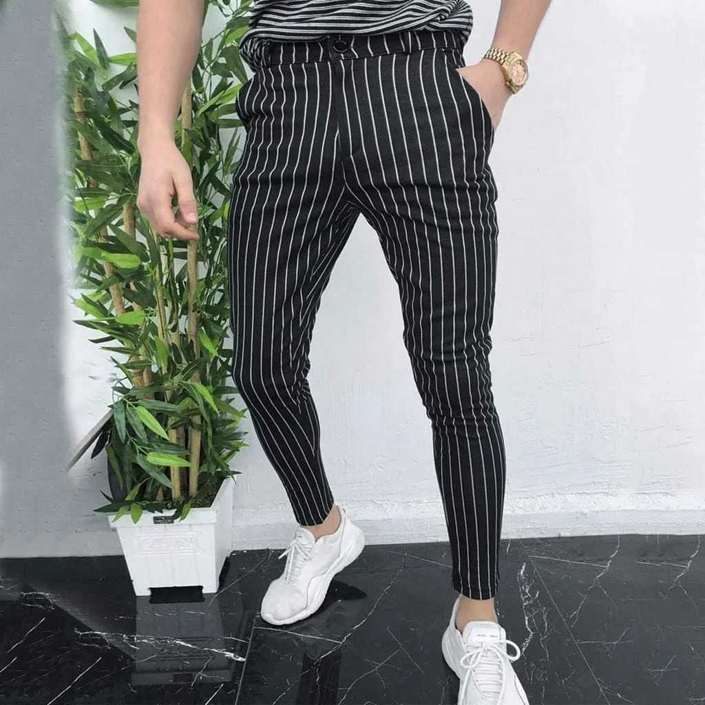 Mens Chinos Slim Fit Men's Casual Pants & Capris Men's Straight-Fit Casual Stretch Chino Trouser White Linen Trousers