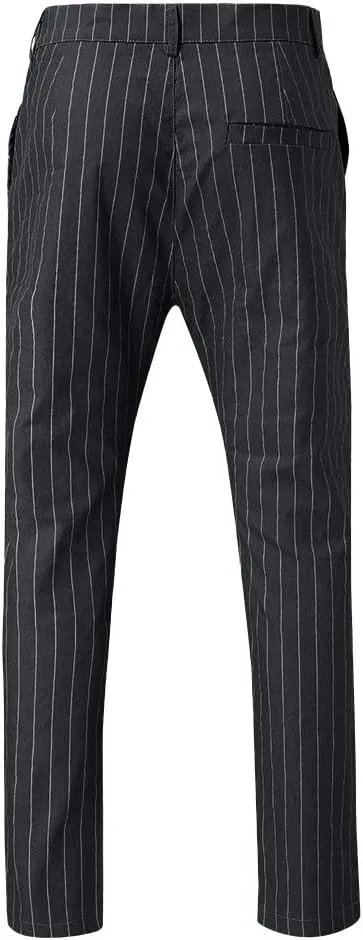 Mens Chinos Slim Fit Men's Casual Pants & Capris Men's Straight-Fit Casual Stretch Chino Trouser White Linen Trousers