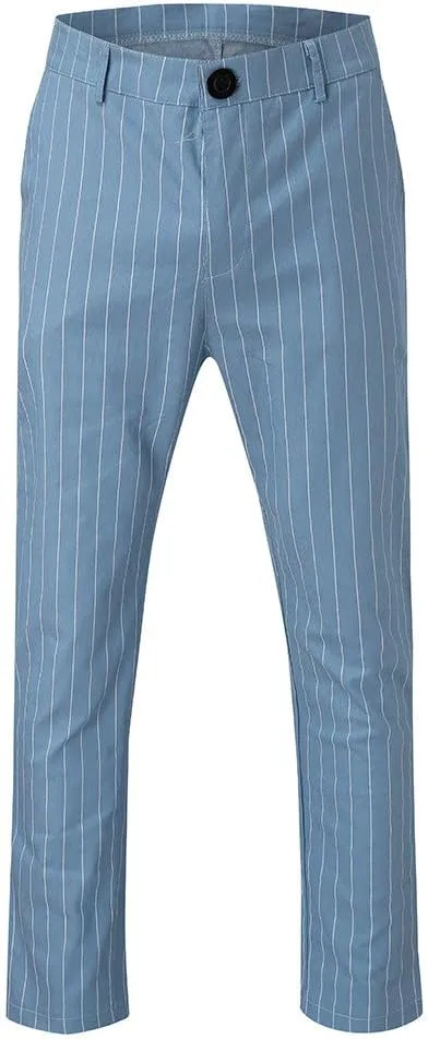 Mens Chinos Slim Fit Men's Casual Pants & Capris Men's Straight-Fit Casual Stretch Chino Trouser White Linen Trousers
