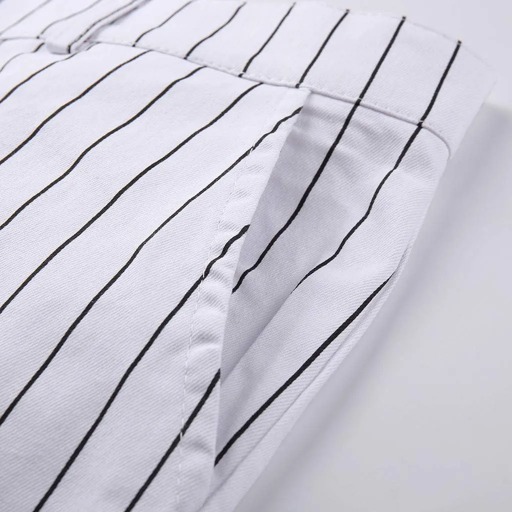 Mens Chinos Slim Fit Men's Casual Pants & Capris Men's Straight-Fit Casual Stretch Chino Trouser White Linen Trousers