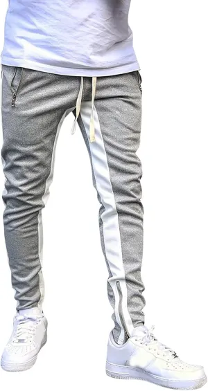 Mens Cotton Trousers Black Casual Pants for Men Men's Slim-Fit Wrinkle- Flat-Front Chino Slim Stretch Chino Trousers