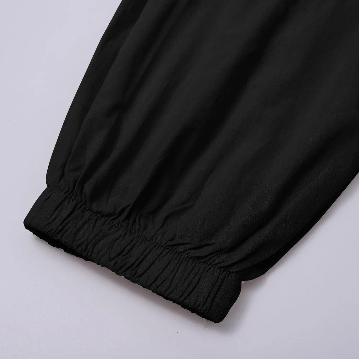 Mens Drawstring Tapered Pants Cotton and Linen Elastic Waisted Lightweight Casual Trousers Summer Quick Drying Workout Pants